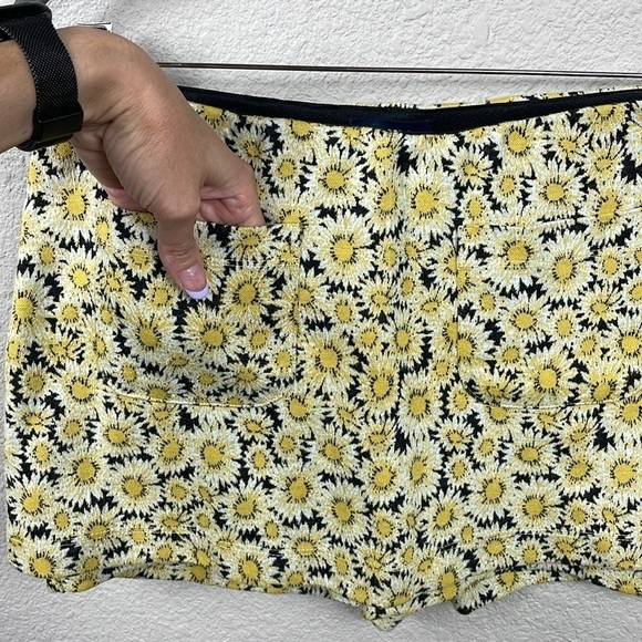 Maeve by Anthropologie Daisy Floral Mini Skort Skirt with Shorts Sz S - Picture 6 of 15